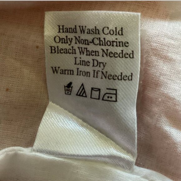 Coldwater Creek Linen Sleeveless Fit & Flare Midi Dress Red & White S/M/6 156R - Picture 10 of 10